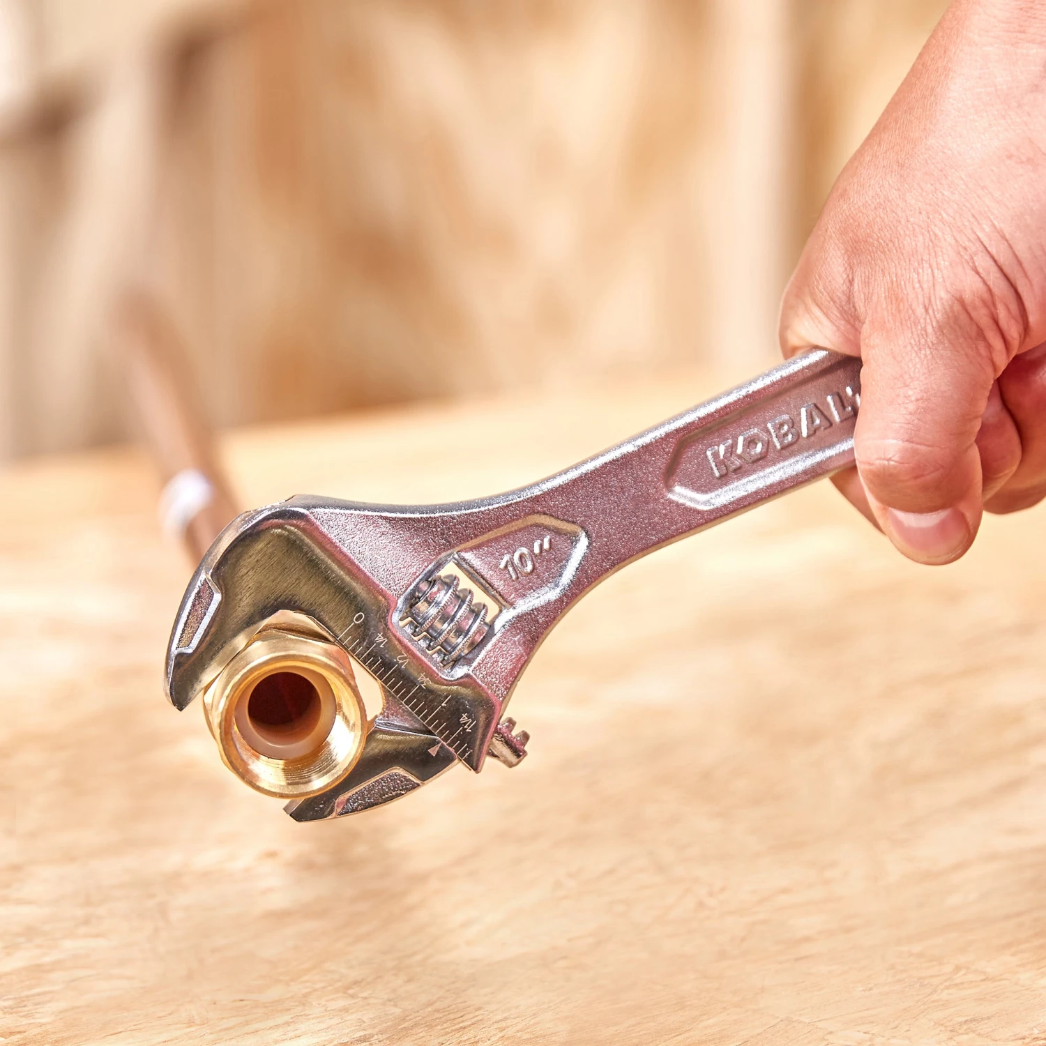 Kobalt Adjustable Wrenches 10-in Steel Adjustable Wrench 4 Kobalt Adjustable Wrenches 10-in Steel Adjustable Wrench - Image 4