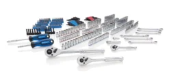 Kobalt Mechanics Tool Sets 309-Piece Standard (SAE) and Metric Combination Polished Chrome Mechanics Tool Set (1/4-in; 3/8-in) -Daily Home Tools Hub 44380414 scaled
