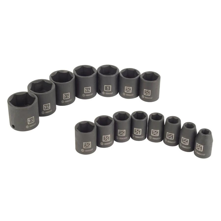 Kobalt Impact Sockets & Impact Socket Sets 15-Piece Standard (SAE) 1/2-in Drive 6-Point Impact Socket Set 5 Kobalt Impact Sockets & Impact Socket Sets 15-Piece Standard (SAE) 1/2-in Drive 6-Point Impact Socket Set - Image 5