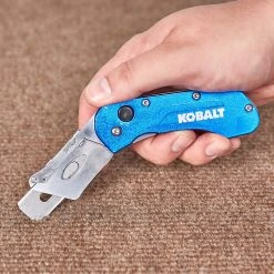 Kobalt Utility Knives 11-Blade Folding Utility Knife 6 Kobalt Utility Knives 11-Blade Folding Utility Knife -Daily Home Tools Hub 44458447