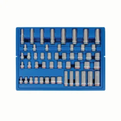 Kobalt Mechanics Tool Sets 243-Piece Standard (SAE) and Metric Combination Polished Chrome Mechanics Tool Set (1/4-in; 3/8-in) -Daily Home Tools Hub 44474230 scaled