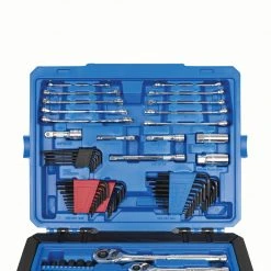 Kobalt Mechanics Tool Sets 243-Piece Standard (SAE) and Metric Combination Polished Chrome Mechanics Tool Set (1/4-in; 3/8-in) 23 Kobalt Mechanics Tool Sets 243-Piece Standard (SAE) and Metric Combination Polished Chrome Mechanics Tool Set (1/4-in; 3/8-in) -Daily Home Tools Hub 44474234