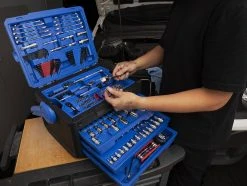Kobalt Mechanics Tool Sets 243-Piece Standard (SAE) and Metric Combination Polished Chrome Mechanics Tool Set (1/4-in; 3/8-in) 32 Kobalt Mechanics Tool Sets 243-Piece Standard (SAE) and Metric Combination Polished Chrome Mechanics Tool Set (1/4-in; 3/8-in) -Daily Home Tools Hub 44474240
