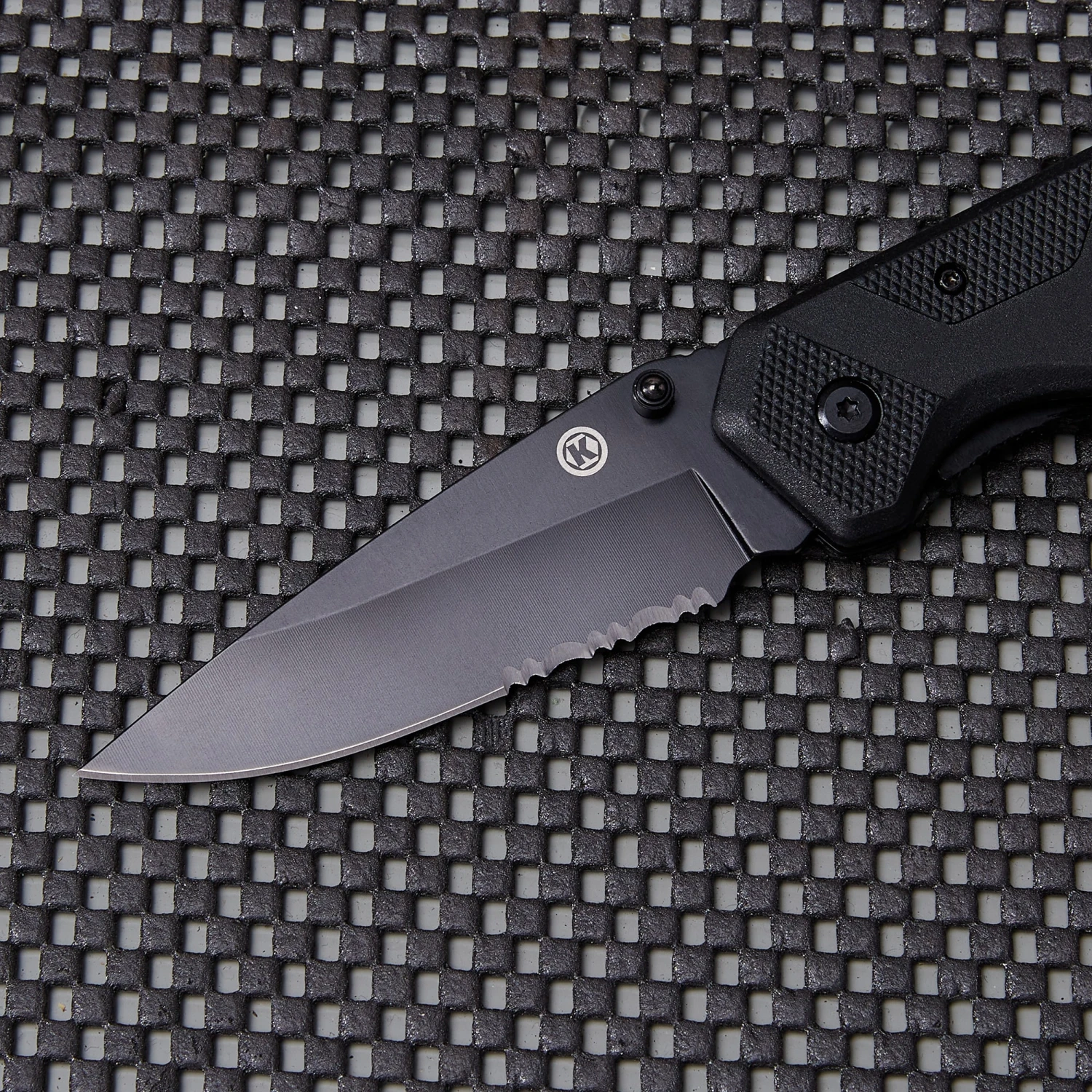 Kobalt Pocket Knives 3.5-in Stainless Steel Blade with Serration Pocket Knife 2 Kobalt Pocket Knives 3.5-in Stainless Steel Blade with Serration Pocket Knife - Image 2