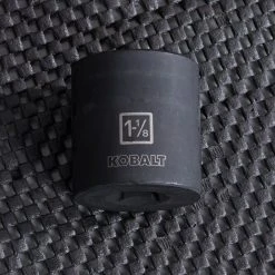 Kobalt Impact Sockets & Impact Socket Sets Standard (SAE) 1/2-in Drive 1-1/8-in 6-Point Impact Socket 6 Kobalt Impact Sockets & Impact Socket Sets Standard (SAE) 1/2-in Drive 1-1/8-in 6-Point Impact Socket -Daily Home Tools Hub 44893534