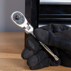 Kobalt Ratchets & Ratchet Sets 90-Tooth 1/4-in Drive Quick-release Flexible Head Standard Ratchet -Daily Home Tools Hub 44893560