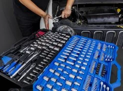 Kobalt Mechanics Tool Sets 309-Piece Standard (SAE) and Metric Combination Polished Chrome Mechanics Tool Set (1/4-in; 3/8-in) 28 Kobalt Mechanics Tool Sets 309-Piece Standard (SAE) and Metric Combination Polished Chrome Mechanics Tool Set (1/4-in; 3/8-in) -Daily Home Tools Hub 45006291