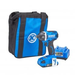 Kobalt Impact Drivers 24-volt Max Variable Speed Brushless Cordless Impact Driver (1-Battery Included) 12 Kobalt Impact Drivers 24-volt Max Variable Speed Brushless Cordless Impact Driver (1-Battery Included) -Daily Home Tools Hub 45231352