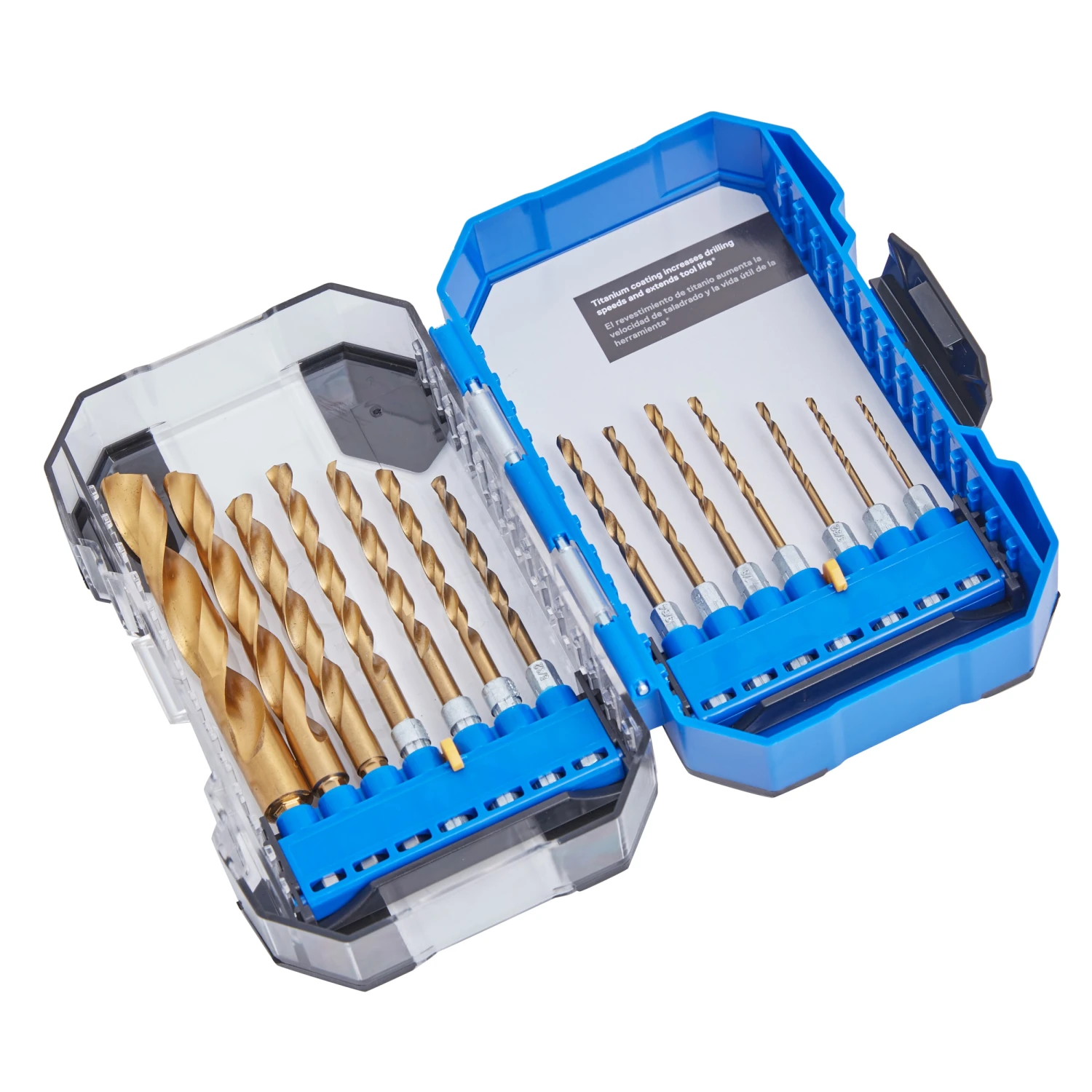 Kobalt Twist Drill Bits 14-Piece Assorted x Set Titanium Coated Hss Twist Drill Bit Set 2 Kobalt Twist Drill Bits 14-Piece Assorted x Set Titanium Coated Hss Twist Drill Bit Set - Image 2