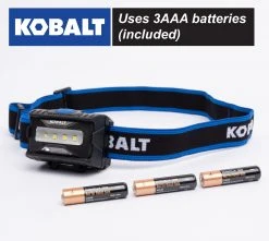 Kobalt Headlamps 450-Lumen LED Headlamp (Battery Included) -Daily Home Tools Hub 45362199