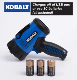 Kobalt Flashlights 1200-Lumen LED Rechargeable Spotlight Flashlight 9 Kobalt Flashlights 1200-Lumen LED Rechargeable Spotlight Flashlight -Daily Home Tools Hub 45368644 scaled