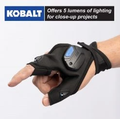 Kobalt Flashlights Finger light 5-Lumen LED Flashlight (Battery Included) 6 Kobalt Flashlights Finger light 5-Lumen LED Flashlight (Battery Included) -Daily Home Tools Hub 45368717