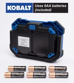 Kobalt Flashlights Utility Light 1000-Lumen LED Flashlight (Battery Included) 8 Kobalt Flashlights Utility Light 1000-Lumen LED Flashlight (Battery Included) -Daily Home Tools Hub 45369179