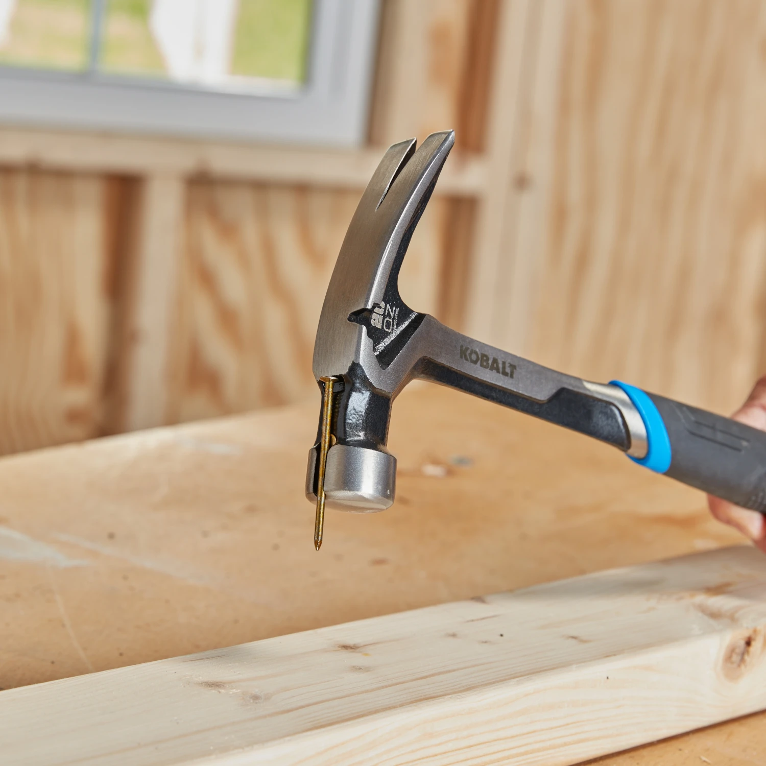 Kobalt Hammers 20-oz Smooth Face Steel Head Steel Claw Hammer 3 Kobalt Hammers 20-oz Smooth Face Steel Head Steel Claw Hammer - Image 3