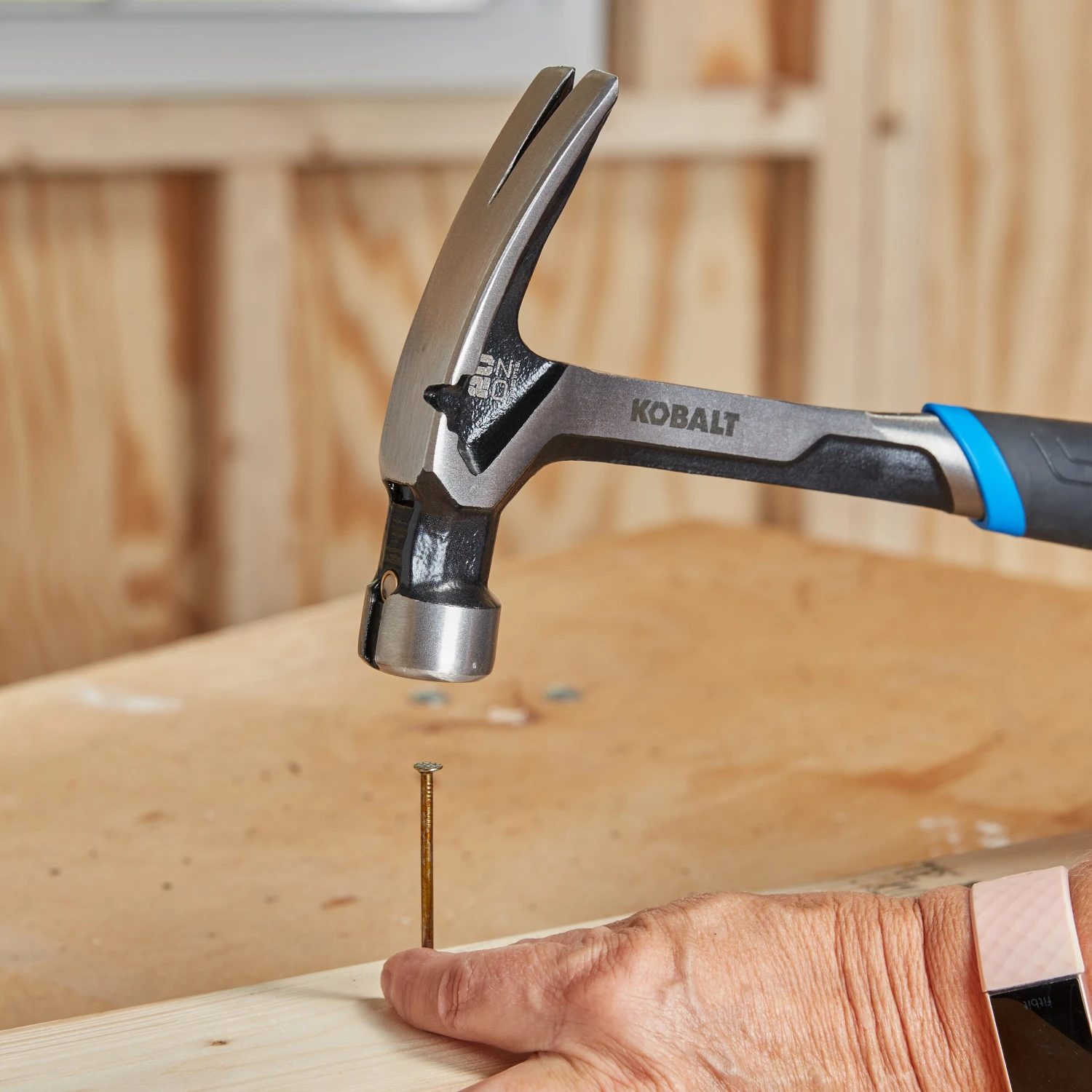 Kobalt Hammers 20-oz Smooth Face Steel Head Steel Claw Hammer 4 Kobalt Hammers 20-oz Smooth Face Steel Head Steel Claw Hammer - Image 4