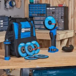 Kobalt Angle Grinders 5-in 24-Volt Max Paddle Switch Brushless Cordless Angle Grinder -Daily Home Tools Hub 45373813