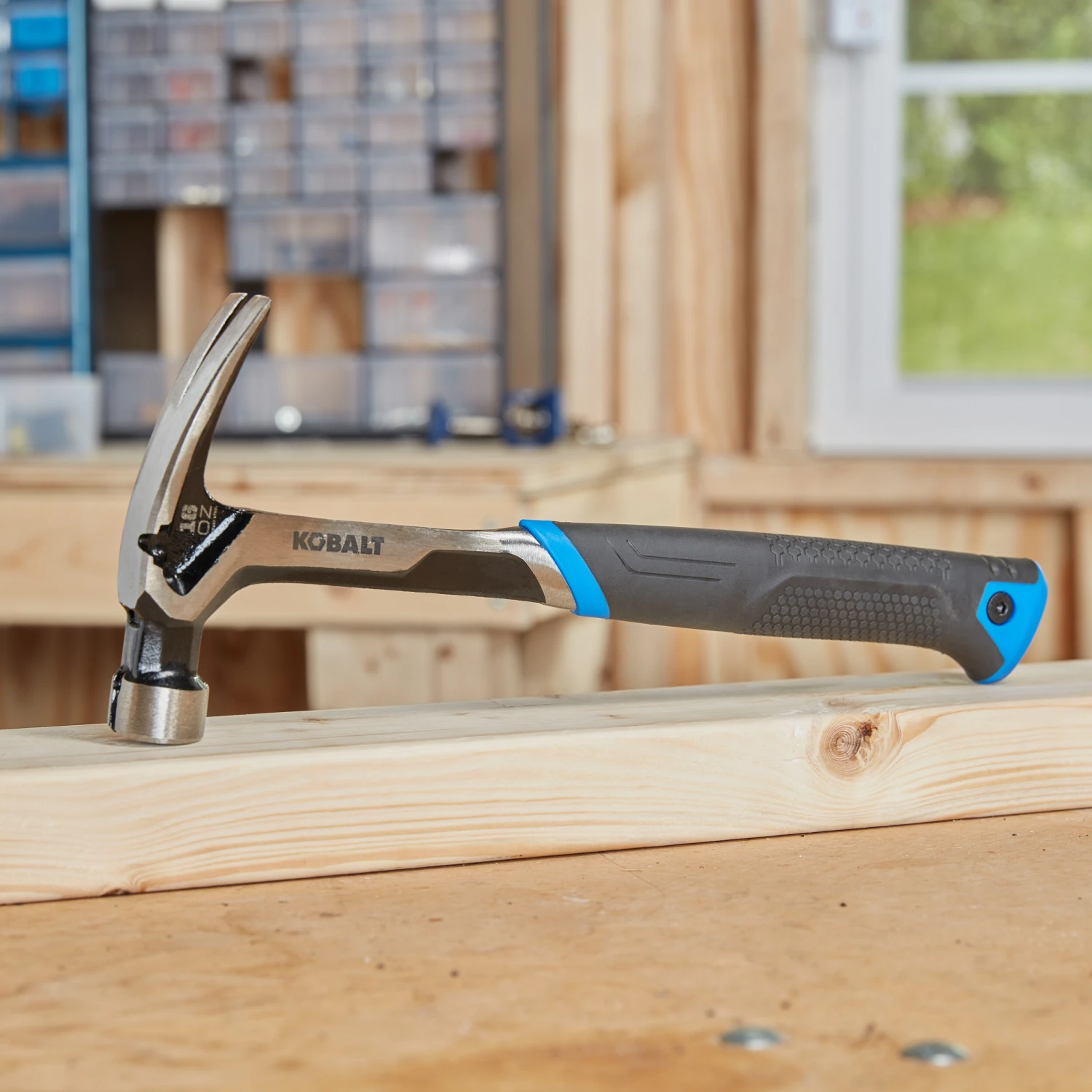 Kobalt Hammers 16-oz Smooth Face Steel Head Steel Claw Hammer 2 Kobalt Hammers 16-oz Smooth Face Steel Head Steel Claw Hammer - Image 2