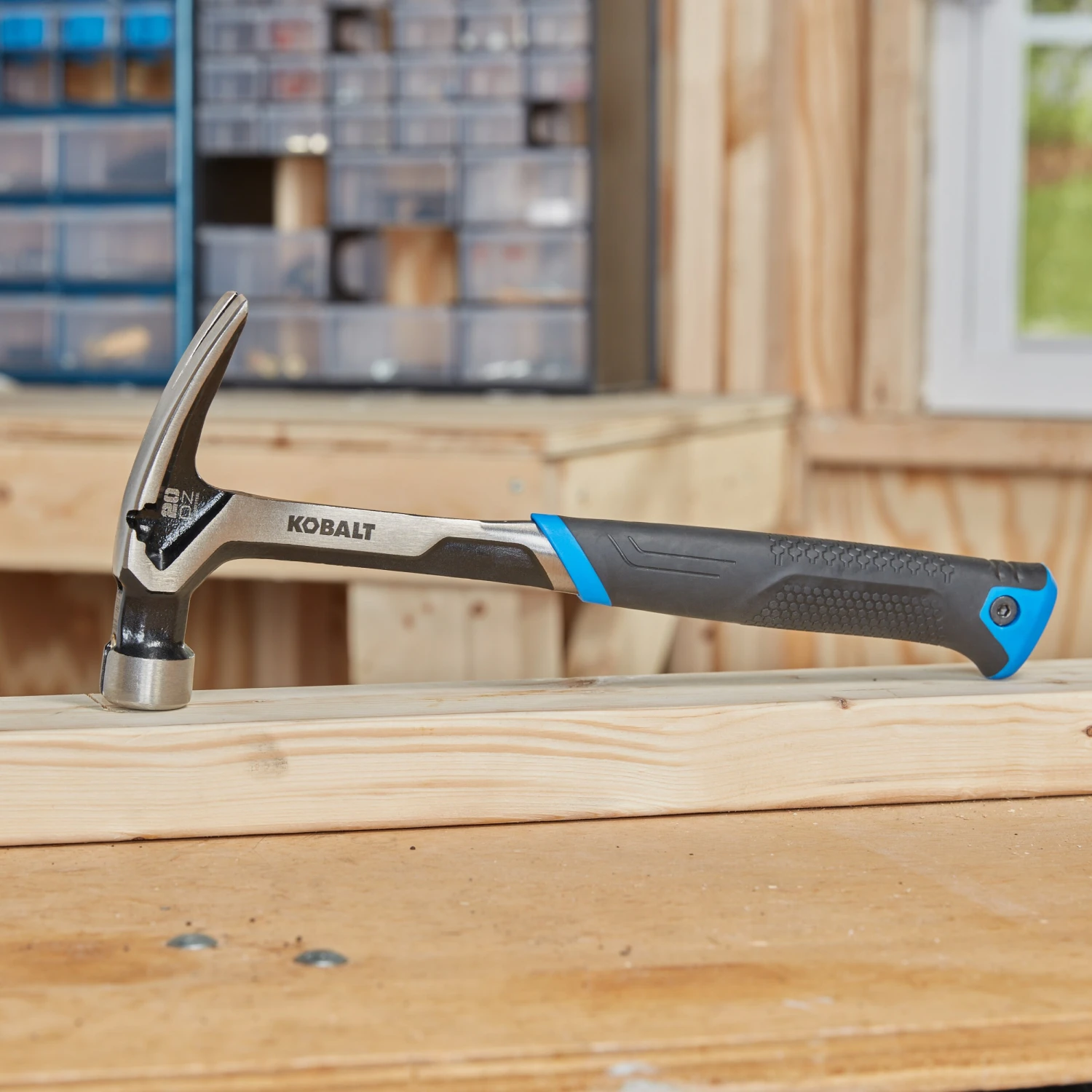 Kobalt Hammers 20-oz Smooth Face Steel Head Steel Claw Hammer 2 Kobalt Hammers 20-oz Smooth Face Steel Head Steel Claw Hammer - Image 2