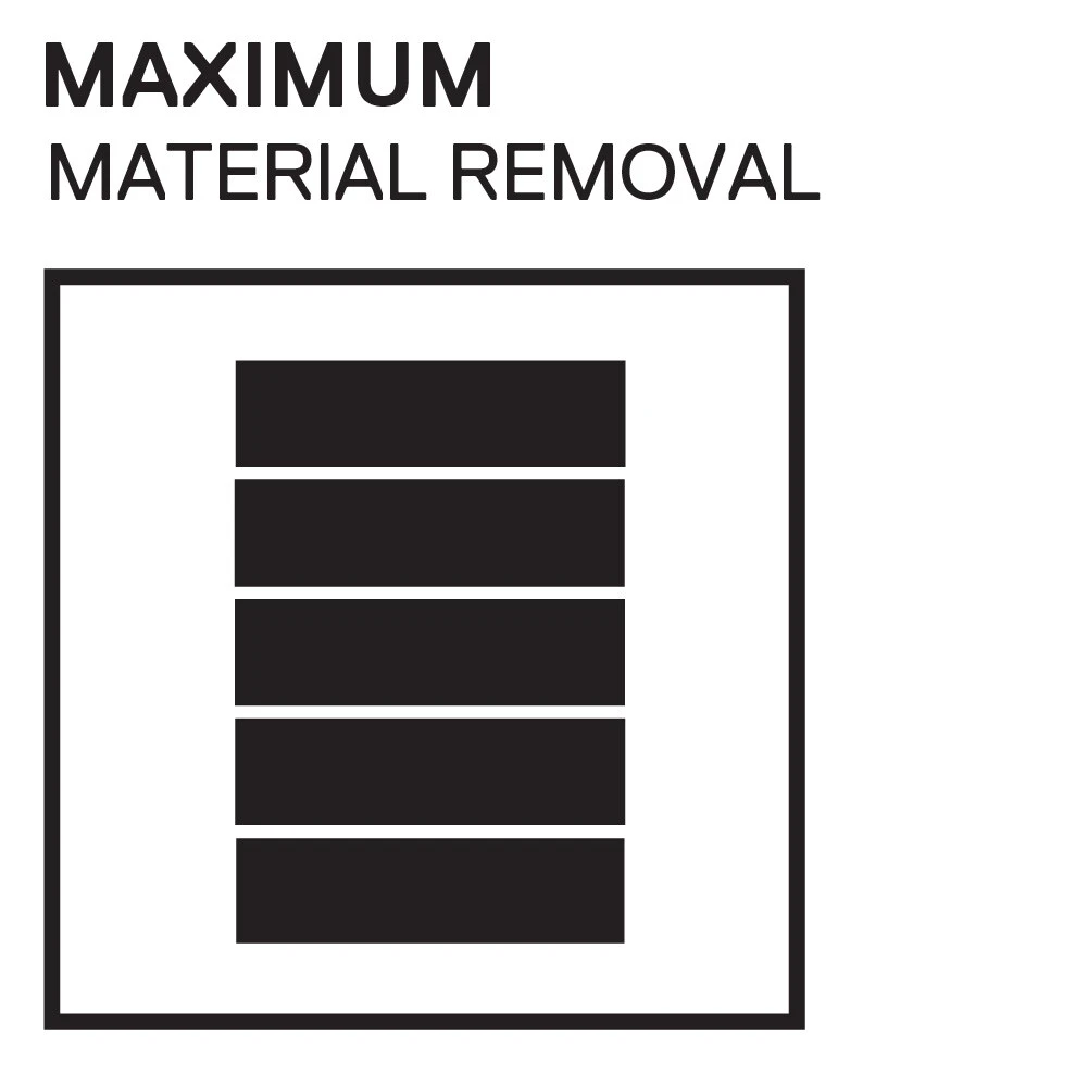 Kobalt Files 4-in Coarse Half Round Beaver File 9 Kobalt Files 4-in Coarse Half Round Beaver File - Image 9